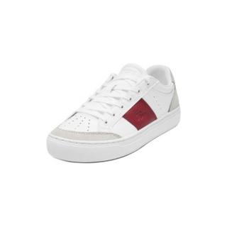 LACOSTE 拉科斯特 女士低帮休闲鞋 38CFA0050 白色/红色 35.5