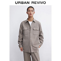 URBAN REVIVO 男士厚款复古衬衫 ML46S2BN2000