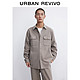 URBAN REVIVO 男士厚款复古衬衫 ML46S2BN2000