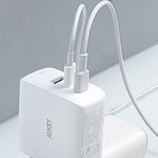 AUKEY 傲基科技 MFi认证 Type-C转lightning 18W 数据线 编织 1.2m 白色