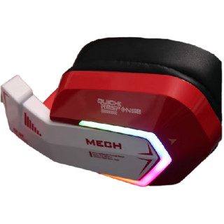 Dareu 达尔优 EH732游戏电竞电脑头戴式有线耳机线控耳麦单USB接口7.1声道吃鸡耳机-烈焰红