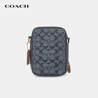 COACH 蔻驰 女士织物配皮单肩斜挎包 C8235