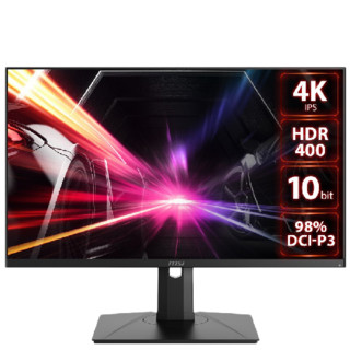 MSI 微星 PAG272URV 27英寸 IPS 曲面 FreeSync 显示器（3840×2160、60Hz、130%sRGB、HDR400）