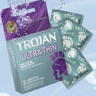 TROJAN 战神ULTRA THIN安全套 3只*2盒