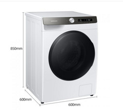 SAMSUNG 三星 10.5公斤带烘干滚筒洗衣机WD10T534DBT/SC(白色)