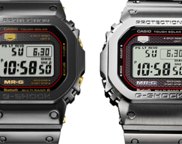 CASIO 卡西欧 G-SHOCK MR-G “极"系列 男士太阳能六局电波腕表 MRG-B5000B-1DR