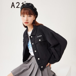 A21 女士风衣外套 黑色F41321403780