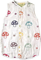 Hoppetta 日本Hoppetta 宝宝6层透气纱布 四季通用空调被 蘑菇图案 (日本亚马逊款)
