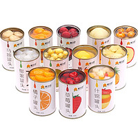Plus会员：沂蒙咯嘣脆 水果罐头6罐混合 草莓2+黄桃2+杨梅2 425g