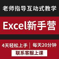 EXCEL教程WPS计算机office办公软件课程秒可职场网课Excel新手营