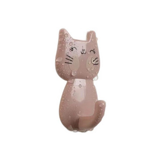 CHAHUA 茶花 小猫强力粘钩 6*3.9cm 10个