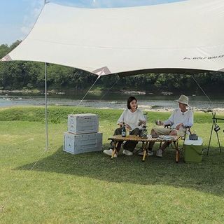 狼行者 天幕帐篷 卡其色 520*450cm