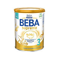PLUS会员：BEBA 雀巢贝巴 至尊版 婴幼儿配方奶粉 3段 800g
