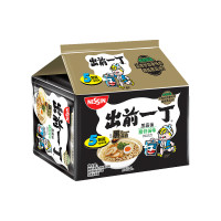 出前一丁 方便面黑蒜油猪骨汤味100g*5袋