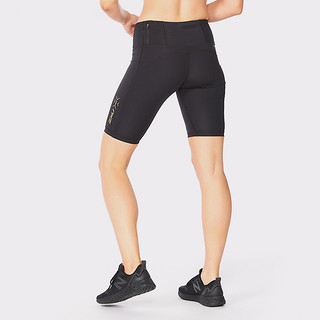 2XU Light Speed系列压缩短裤 MCS健身裤女中腰运动五分裤马拉松