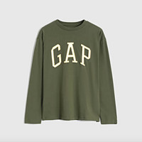 88VIP：Gap 盖璞 儿童LOGO纯棉长袖T恤