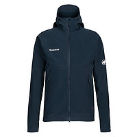 MAMMUT 猛犸象 Macun SO Hooded 男子软壳衣 1011-00791 深海蓝色 L