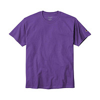 Champion 男女款圆领短袖T恤 T425 紫色T425 XL