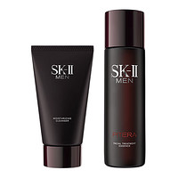 SK-II 男士神仙水230ml+氨基酸洗面奶120g护肤品套装sk2化妆品全套礼盒