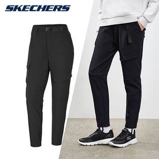 SKECHERS 斯凯奇 男装秋冬新款百搭简约舒适保暖长裤运动裤休闲裤P421W063