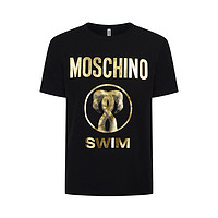 MOSCHINO 莫斯奇诺 男士圆领短袖T恤 V1910 2303 黑色 S