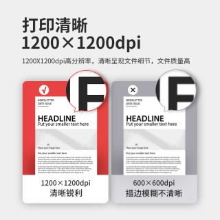 deli 得力 P2000D 快印系列 黑白激光打印机