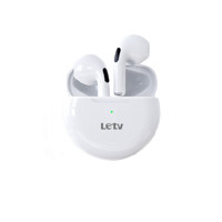 Letv 乐视 L6 简配版 半入耳式真无线主动降噪蓝牙耳机 白色