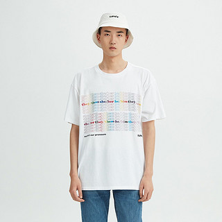 Levi's 李维斯 PRIDE彩虹系列 男女同款印花短袖T恤 A0068-0000