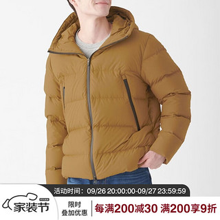 MUJI 無印良品 男士短款羽绒服 19AD435 深米色 XL