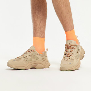 FILA 斐乐 男鞋FUSION系列老爹鞋网面RJV跑鞋
