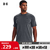 安德玛（UNDERARMOUR）春夏Performance男子棉质训练运动短袖T恤1370363 灰色012 3XL