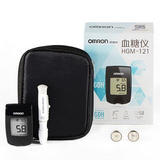 OMRON 欧姆龙 HGM-121 血糖仪 仪器+75片试纸+75支采血针 升级版