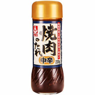 日本原装进口 锚牌微辣（中辛）烤肉酱汁  烧烤酱烧肉酱腌料调料蘸料汁235g