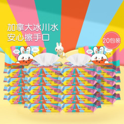 YeeHoO 英氏 婴儿手口专用湿巾 25抽20连包