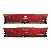 Team 十铨 火神系列 Z DDR4 3200MHz 台式机内存 马甲条 红色 32GB 16GB