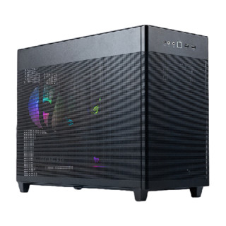 ASUS 华硕 AP201 组装电脑（黑色、250GB SSD、酷睿i5-12400F、GT 710 16GB、风冷）