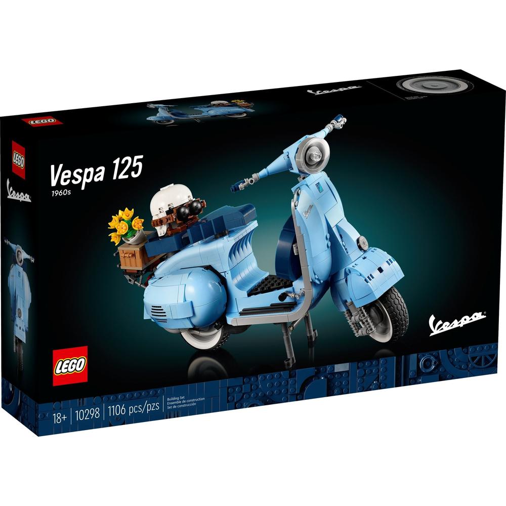 Creator创意百变高手系列 10298 韦士柏 Vespa 125 踏板摩托车