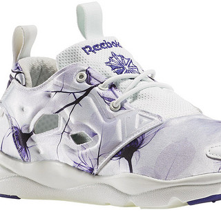 Reebok 锐步 Furylite Sr 女子休闲运动鞋 AQ9835 银白色/紫色 37.5