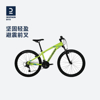 DECATHLON 迪卡侬 山地自行车ST100越野山地车避震成人青少年男女学生单车RR黄色S号27.5英寸21速2877556