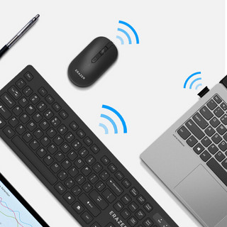 ThinkPad 思考本 KN301 2.4G无线键鼠套装 黑色 无光