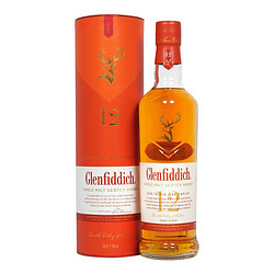 Glenfiddich 格兰菲迪 12年 三桶 苏格兰威士忌 43%vol 700ml