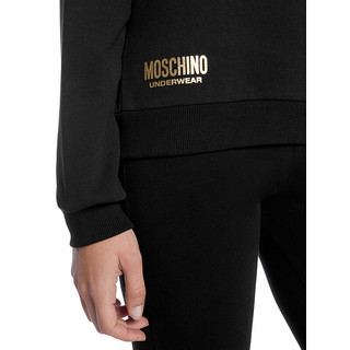 MOSCHINO 女士半面熊卫衣1718 9013 0555黑色 S