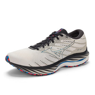 Mizuno 美津浓 Wave Rider 26 男子跑鞋 J1GC226301 白色/黑色 43