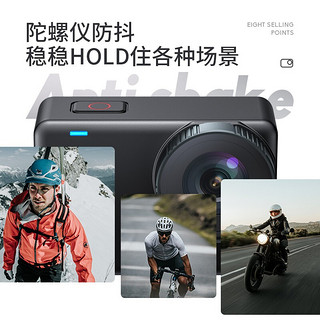 SJCAM10臻呈 户外360度拍摄运动相机4K裸机防水摄像机摩托车头盔骑行记录仪vlog口袋摄像头 SJ10PRO+128G内存卡+电池2+配件包双充