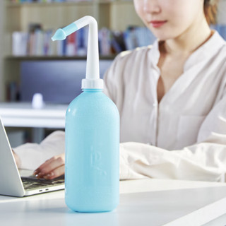 Leyi 乐仪 SX-2L 手洗冲鼻器套装(洗鼻器500ml+洗鼻盐4.5g*60包+量杯+搅拌棒*2+测温贴)