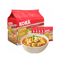 KOKA 可口 多口味冲泡方便面 85g*5袋 方便速食 新加坡进口