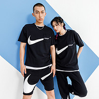 NIKE 耐克 纯棉透气 男款时尚百搭大LOGO短袖T恤