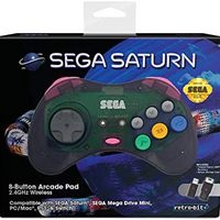 SEGA 世嘉 Retro-Bit Official SEGA Saturn无线游戏手柄