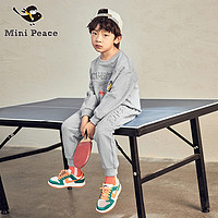 Mini Peace 太平鸟童装男童秋季洋气潮流字母压印儿童卫衣（仅上衣）