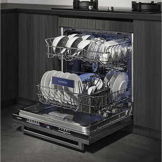 PLUS会员：SIEMENS 西门子 SE63HB66KC 嵌入式洗碗机 12套+黑色门板